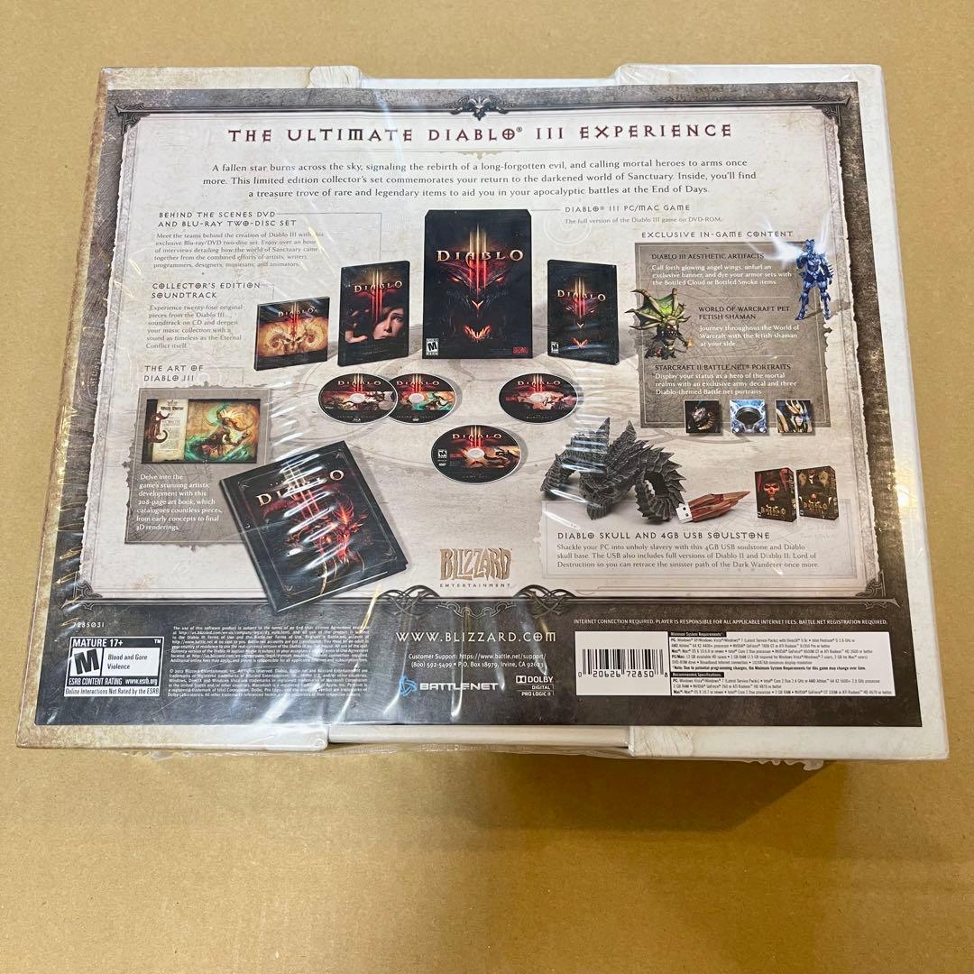 新品 Diablo III ディアブロ3 コレクター ズエディション 北米版