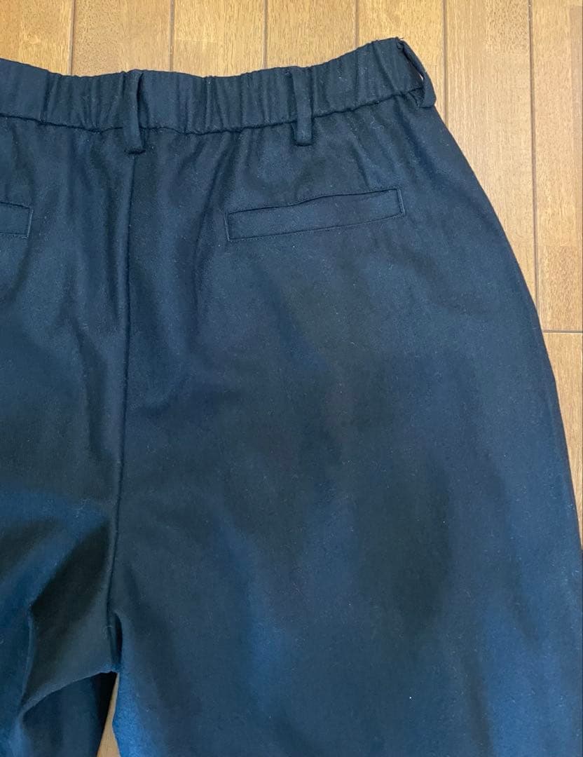 Liberaidersリベレイダース ワンタック ワイドウールパンツ