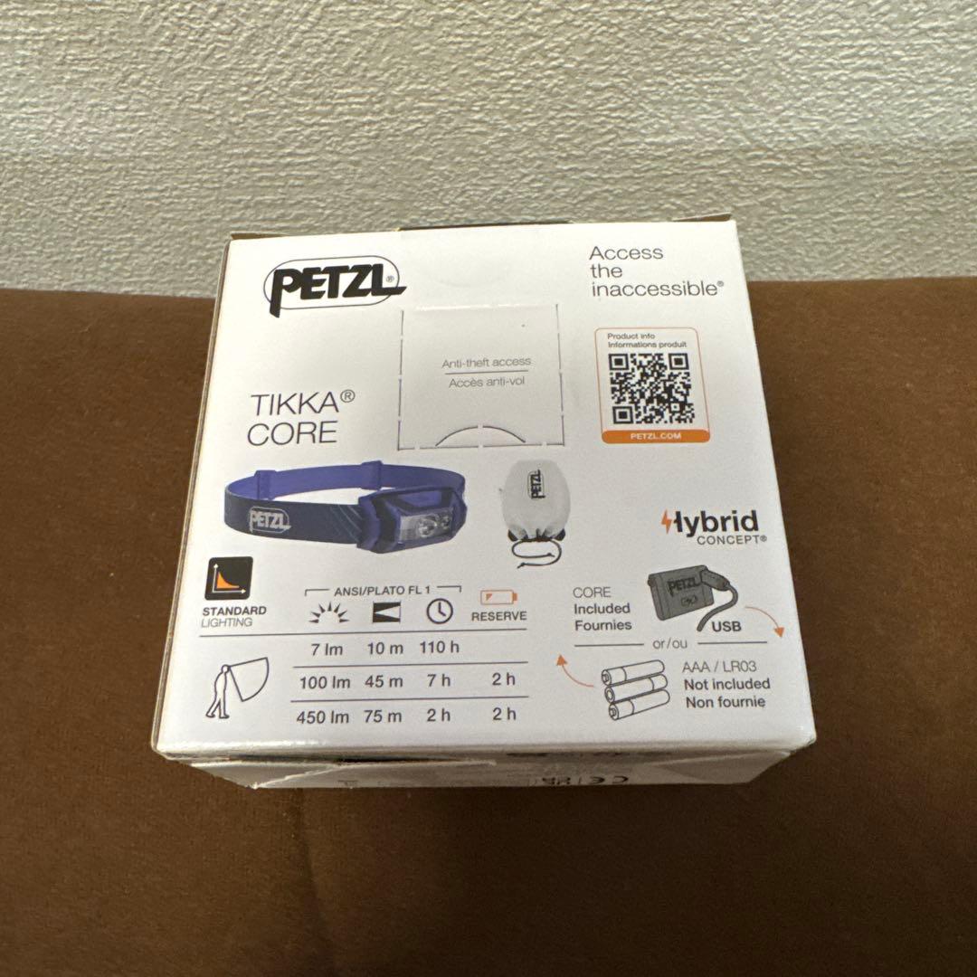 PETZL TIKKA CORE450　ラスト1点