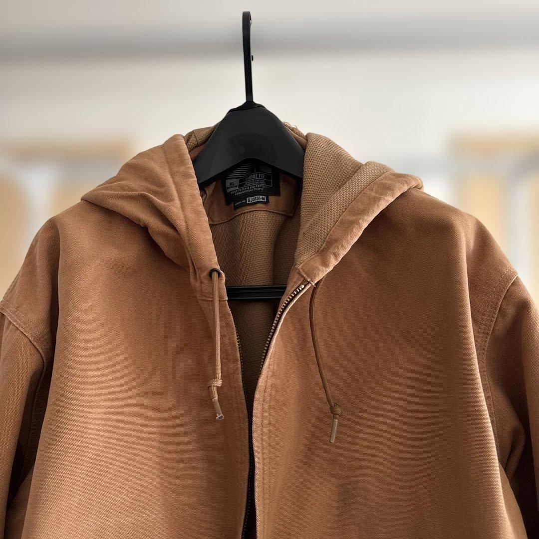 Carhartt アクティブジャケット XL USA規格 カーハート ブラウン