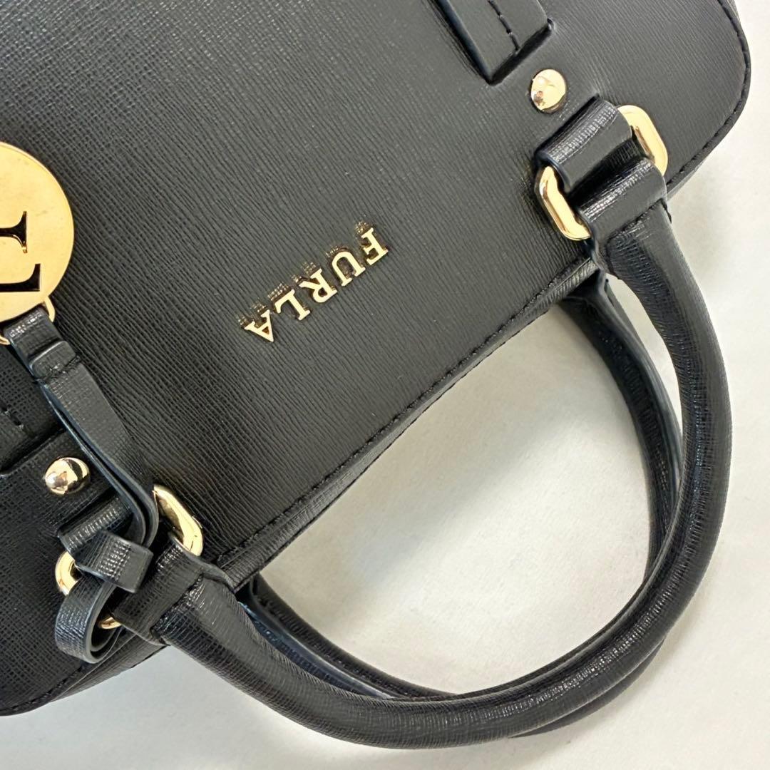 【極美品/付属品完備】フルラ エレナ 2way ハンドバッグ レザー 斜め掛け