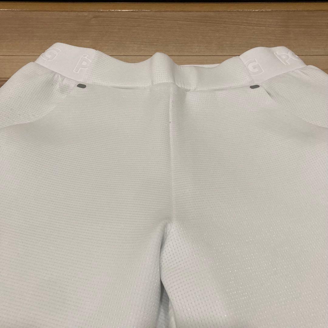 PGG パーリーゲイツ パンツ 4 ホワイト ウエストゴム ゴルフ