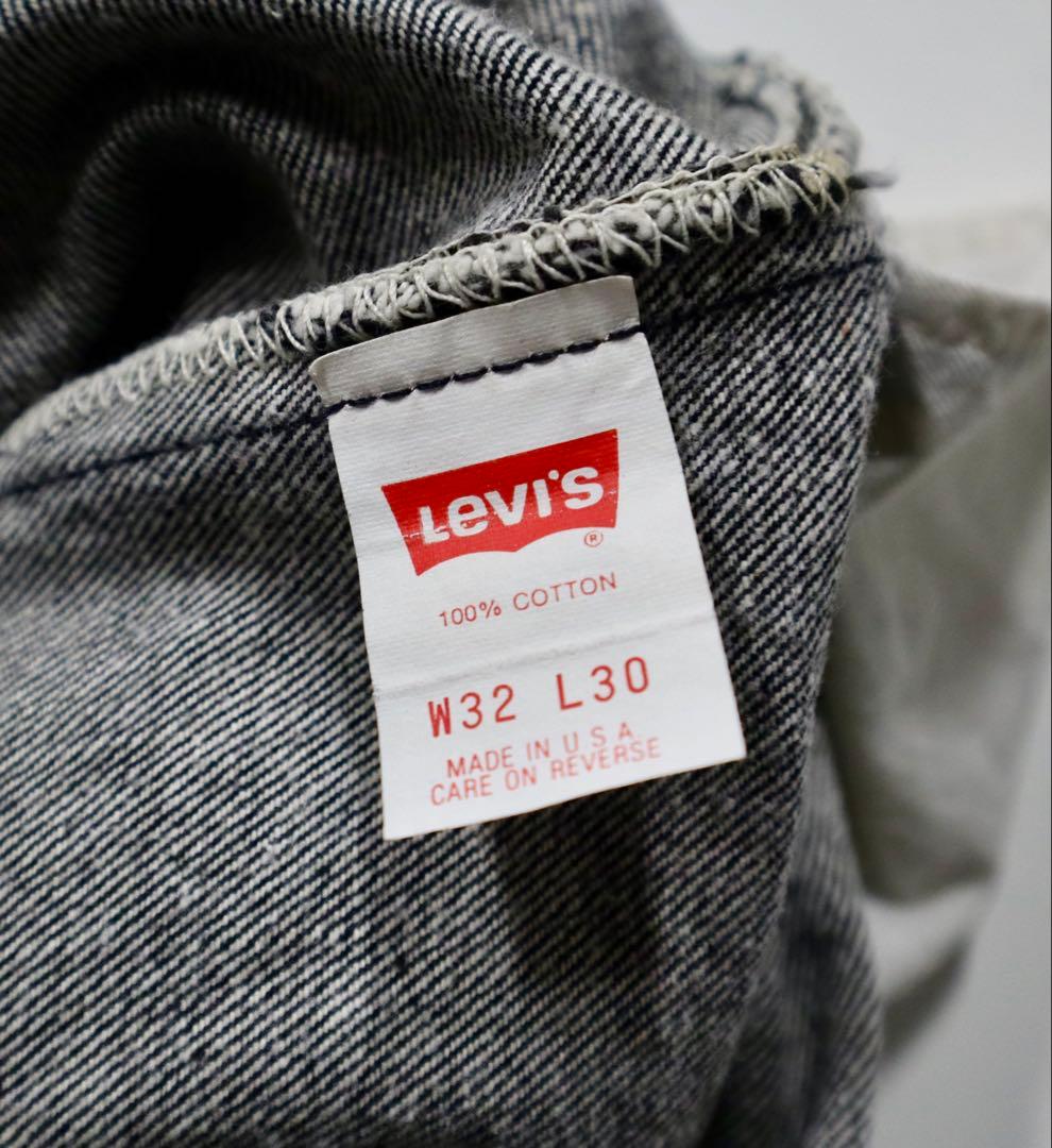 N*o様 Levi’s 501-0658 先染めブラック USA製 W32 L3