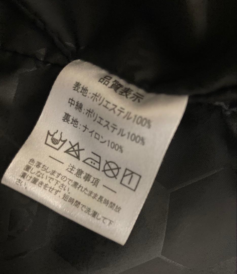 【美品】ATHLETAアスレタ　スポーツオーソリティ限定黒軽量ダウンハーフコート