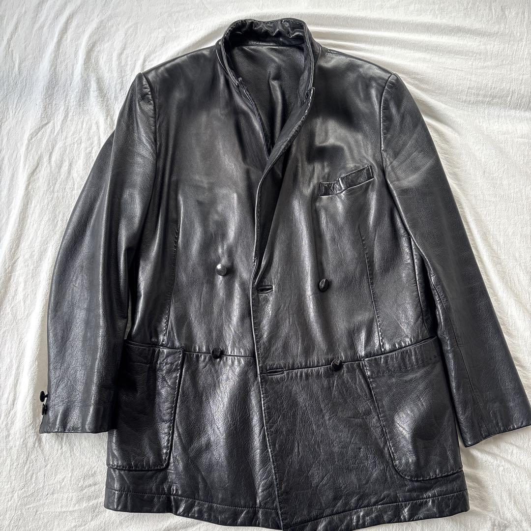 YOHJI YAMAMOTO HOMME レザージャケット ヨウジヤマモト オム