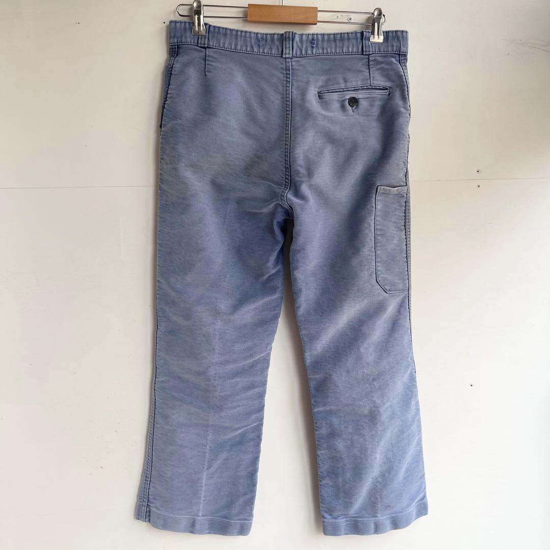 70s 80s フレンチ モールスキンパンツ ヴィンテージ 古着 ヨーロッパ