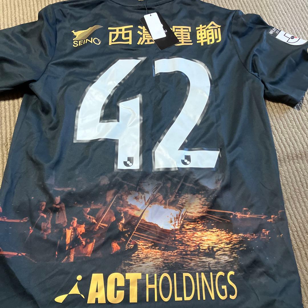 FC岐阜 2021 リミテッド　ユニフォーム　Sサイズ　札付き　42番