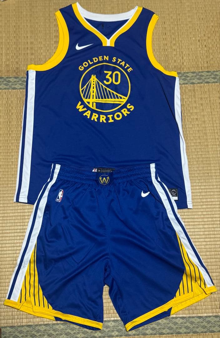 ウォリアーズ 【ステフィン・カリー】 ユニフォーム上下セット　NIKE