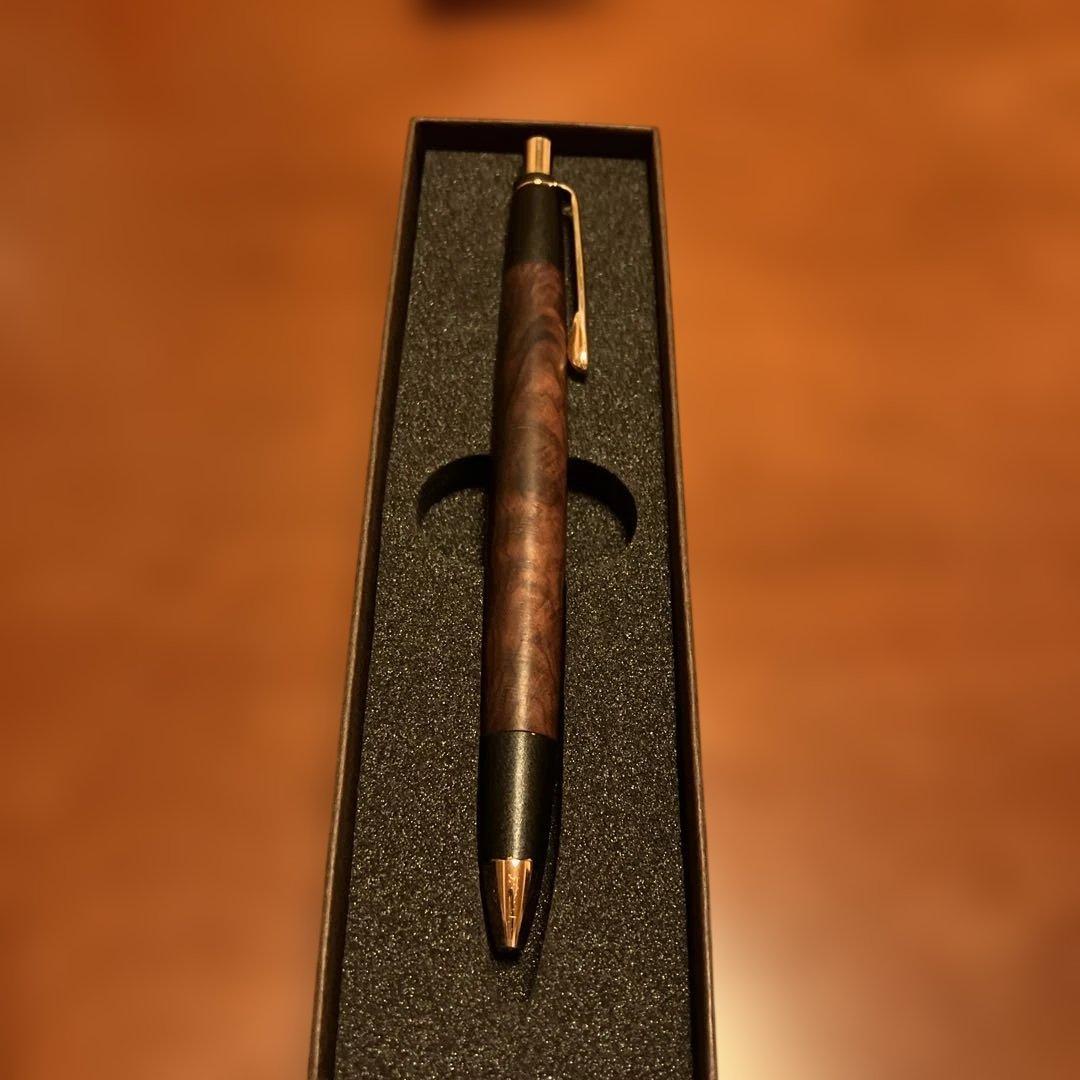 【良杢】ボナンペン　ローズウッド　真鍮金具　シャープペンシル 0.5