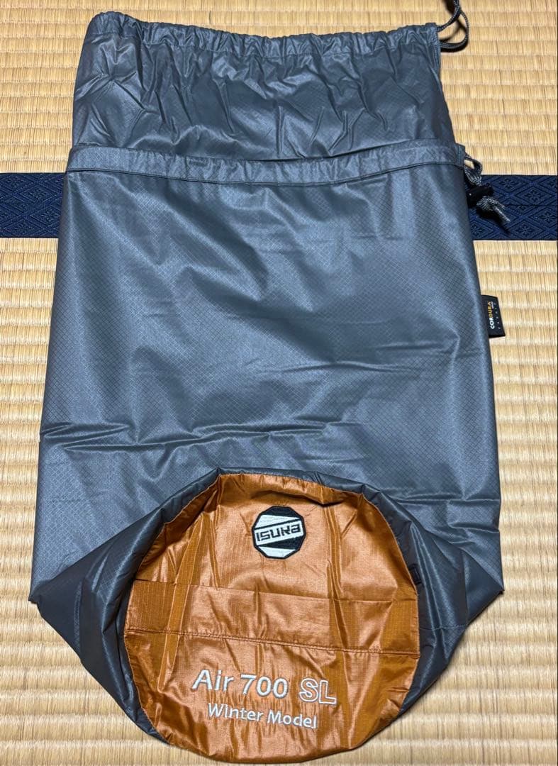 イスカ ISUKA Air 700 SL ダウン シュラフ 寝袋 冬用 エアー