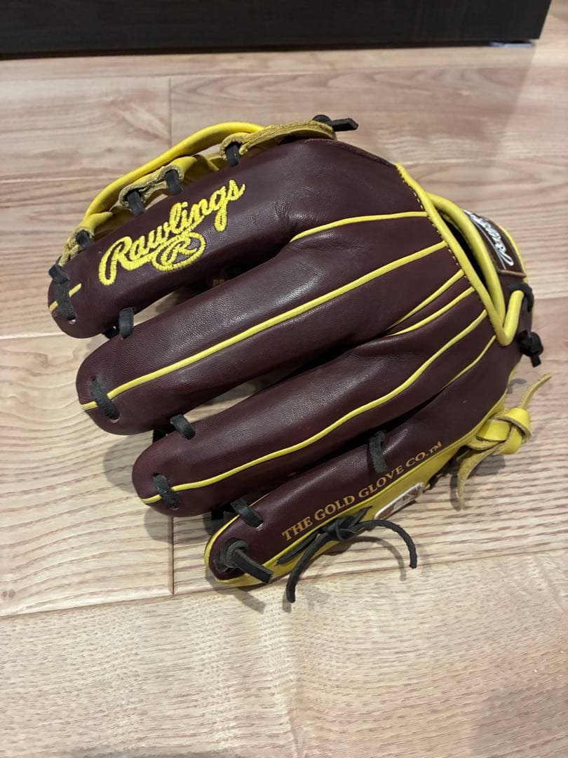 Rawlings 軟式グローブ ブラウン/イエロー