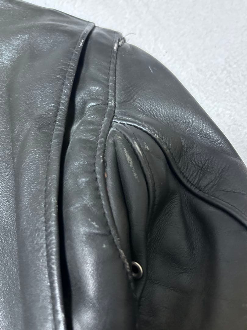 K*）様 Schott ダブルライダース 618 NS 黒サボテンタグ 別注 3