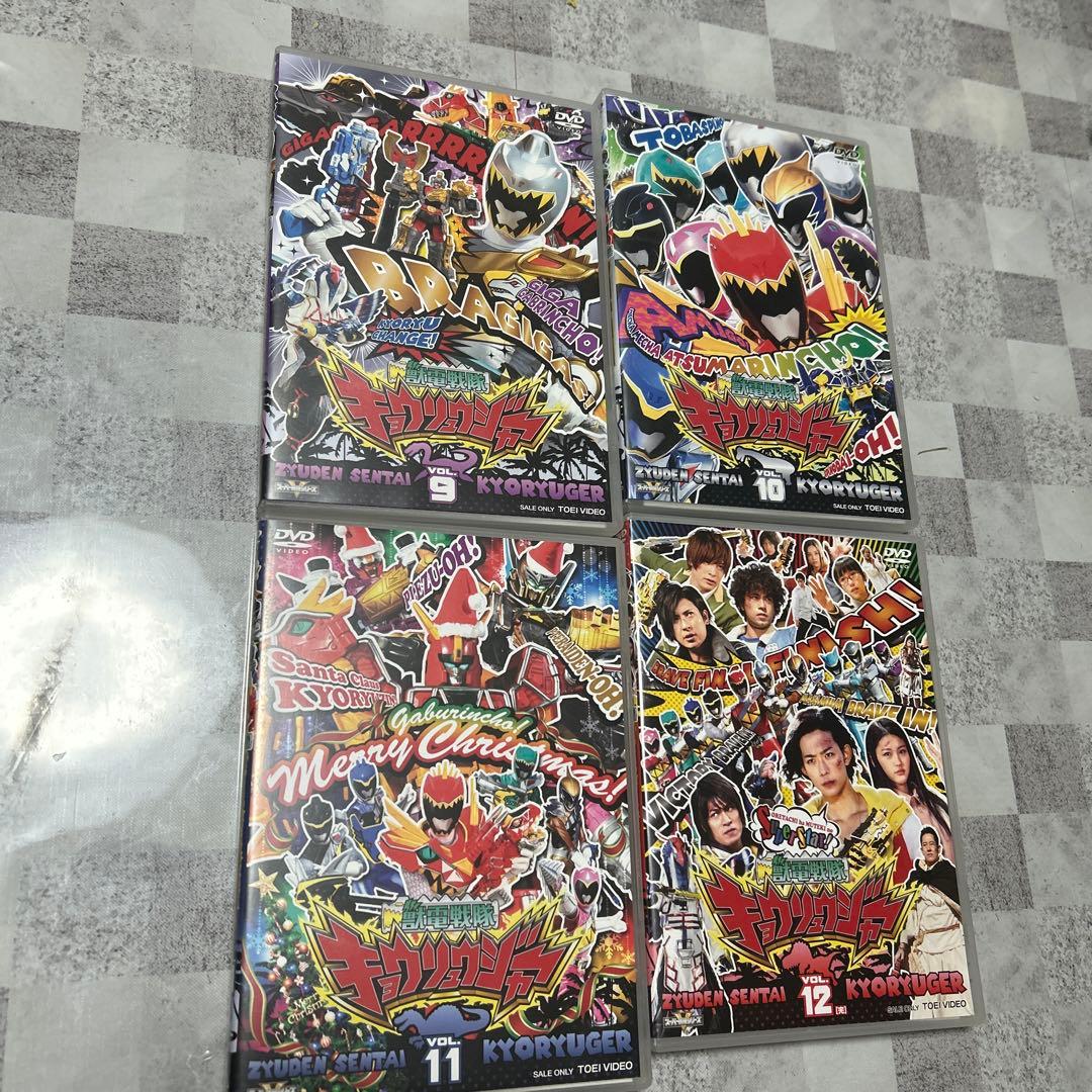 初回生産限定 全巻収納BOX付き DVD 「キョウリュウジャー」 12巻