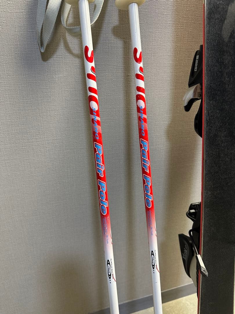 ロシニョール スキー板 ビンディング ストックセット ジュニア 中古