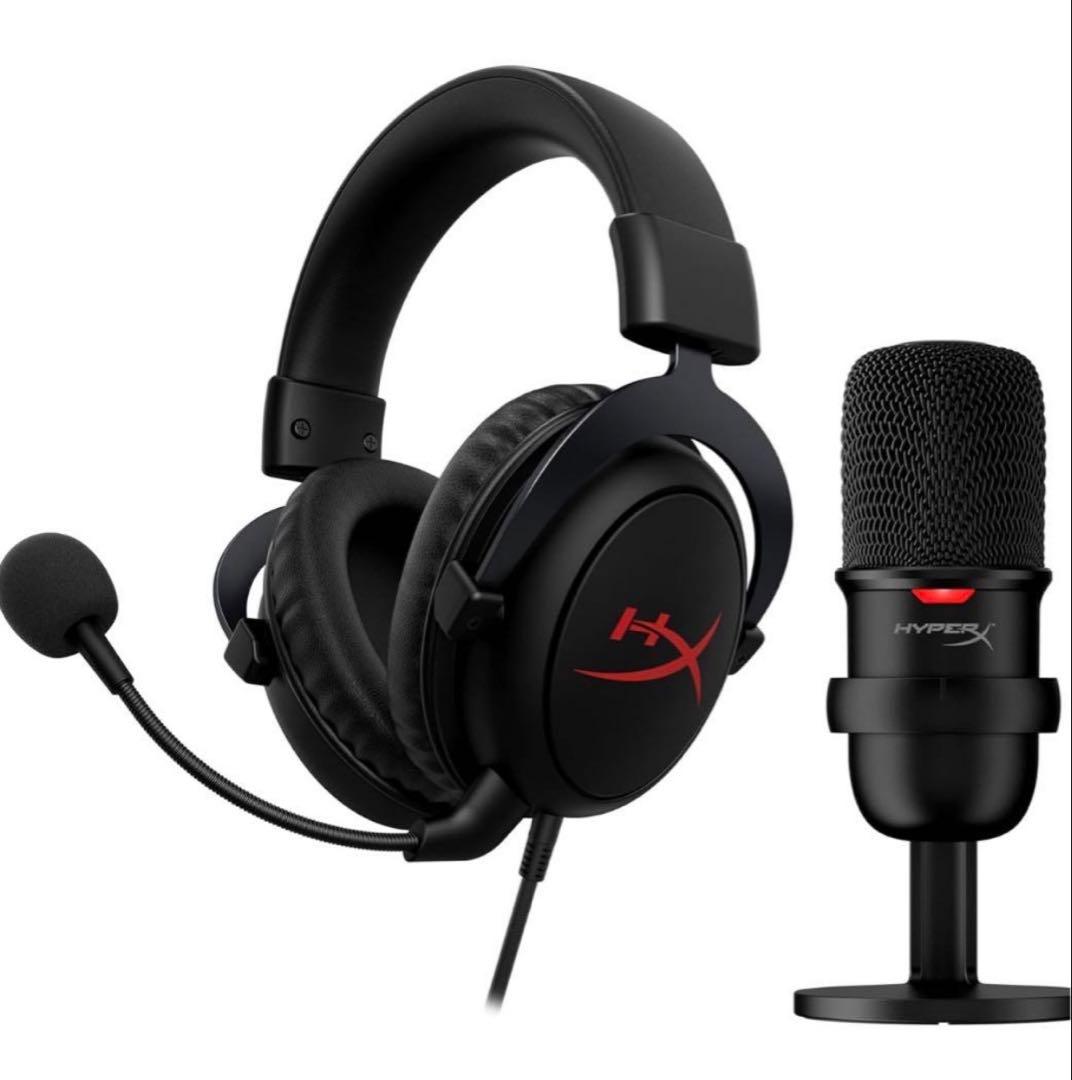 新品　HyperXゲーム実況用スターターパック ヘッドセット HBNDL0001