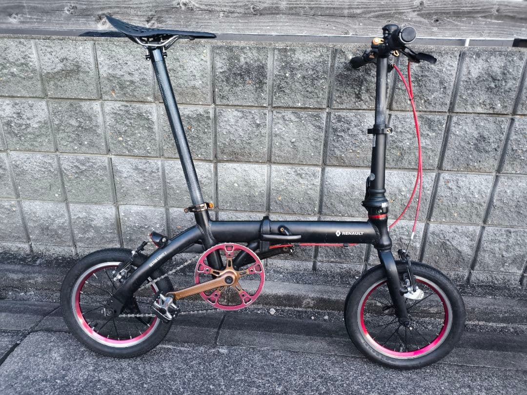 ルノー 折りたたみ自転車 ULTRA LIGHT 7 ウルトラライト7 ブラック
