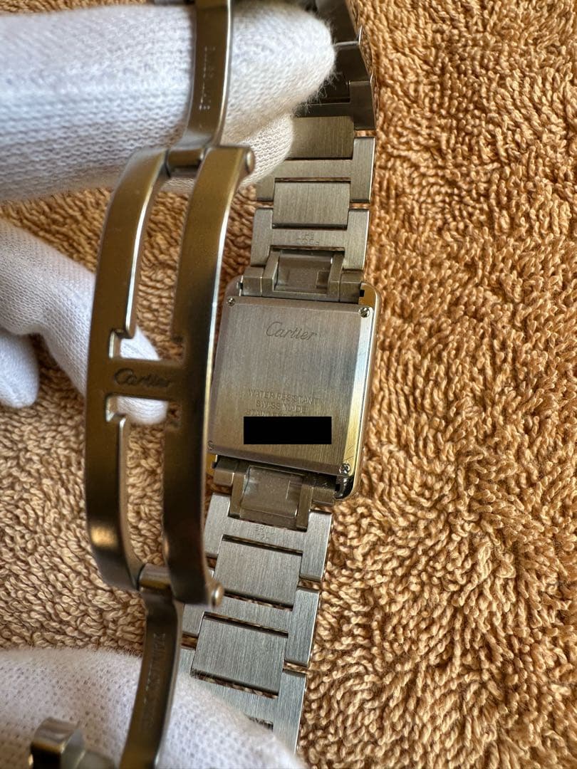 カルティエ(Cartier) Tank must金属ベルト(ふみページ)