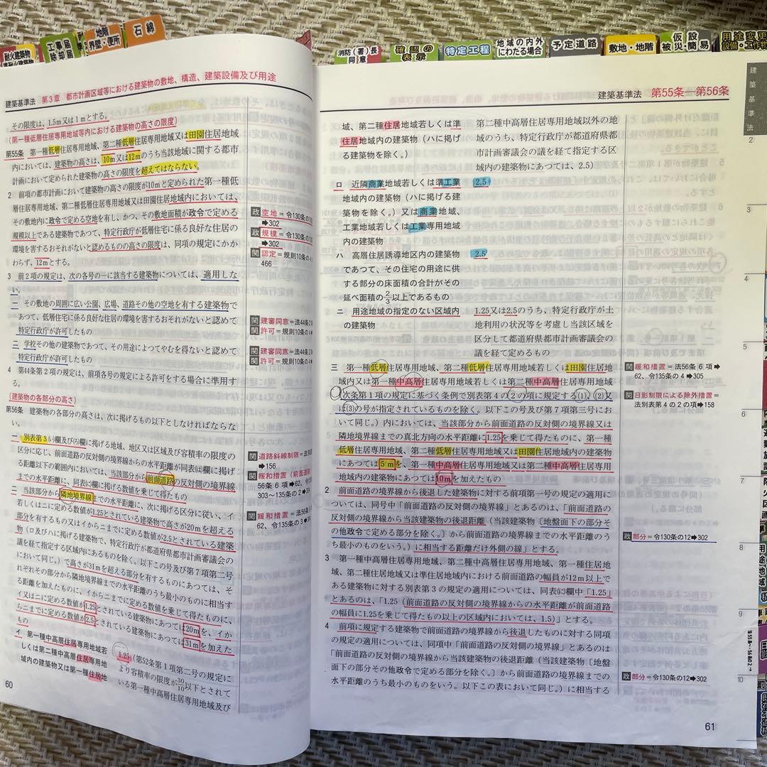 日建学院　二級建築士　学科勉強セット