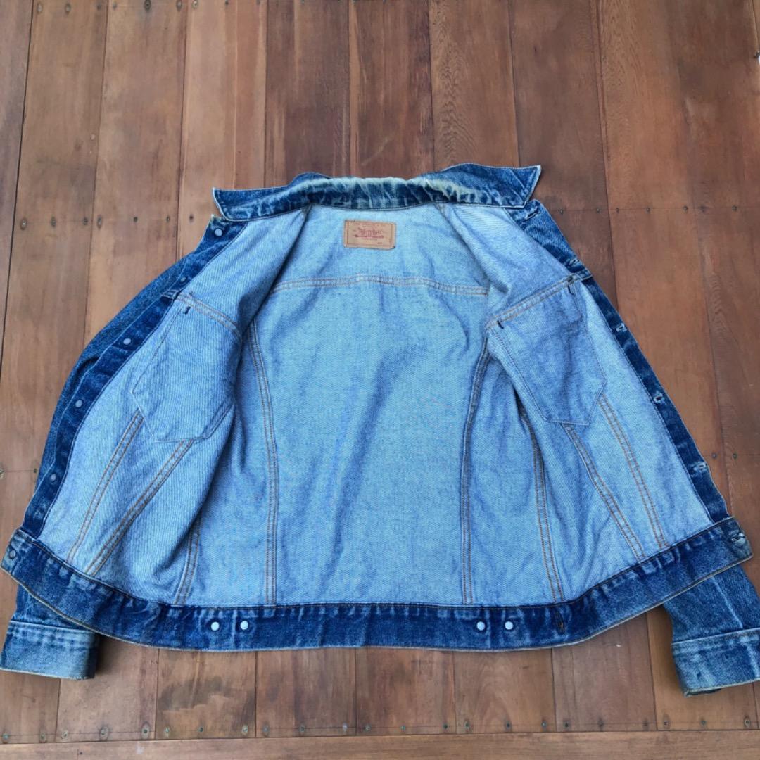 ビンテージ レア　Levi's Denim Jacket USA製　ボタン刻印無
