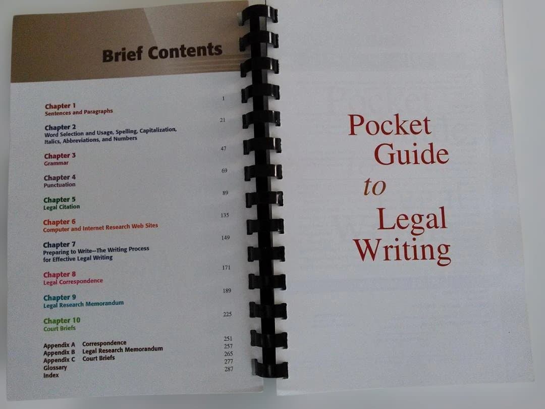【極美品・希少】Pocket Guide to Legal Writing