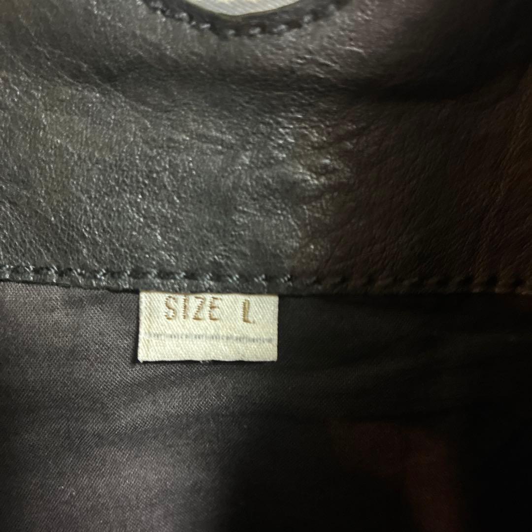 L*o様 激レア！最安値 DIESEL シングルレザージャケット 古着 size