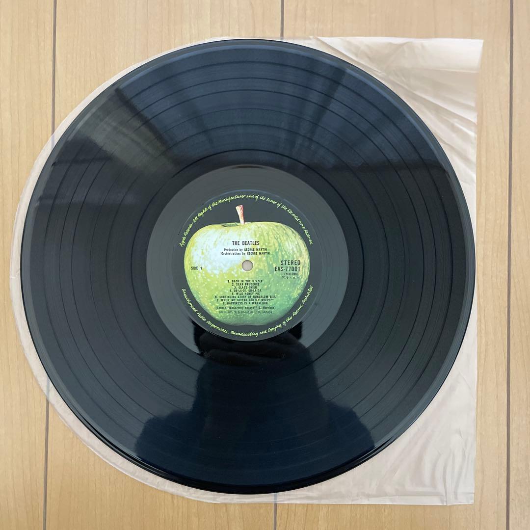 [帯付き]ビートルズ　レコード　ホワイトアルバム