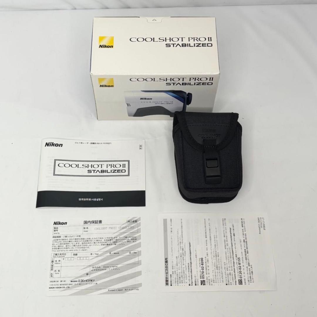 【美品】Nikon COOLSHOT PROII STABILIZED PRO2
