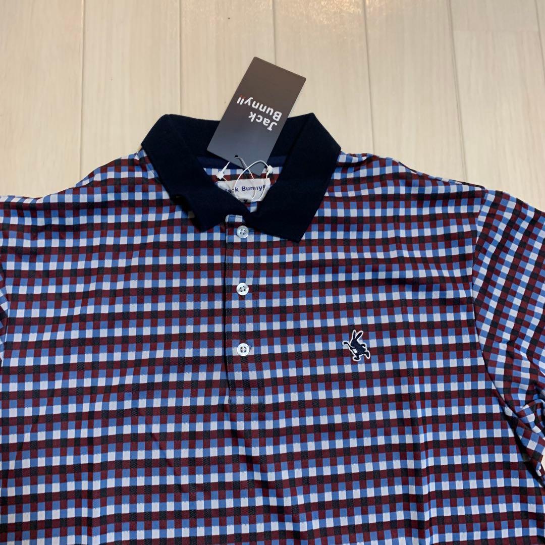 新品■13,200円【ジャックバニー】メンズ　半袖ポロシャツ　5/L ゴルフ