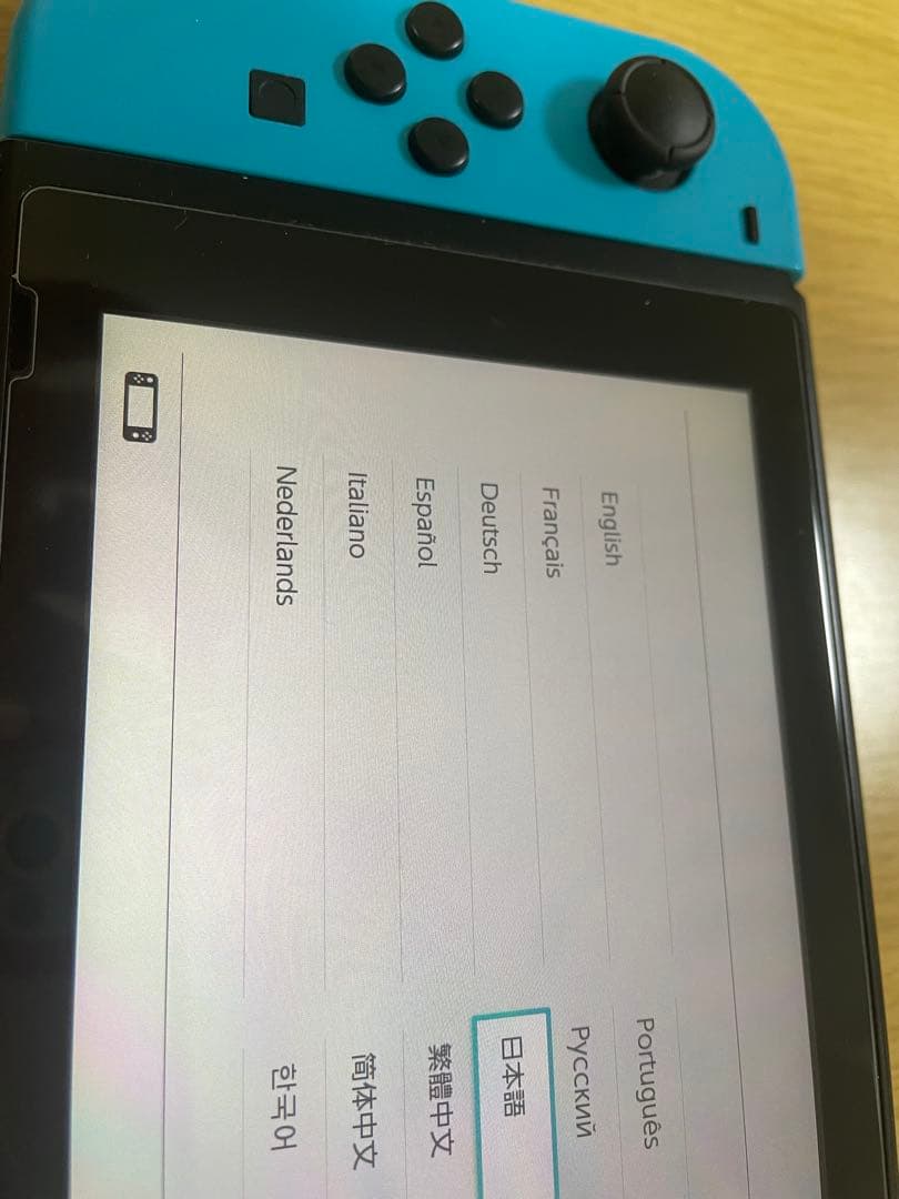 Nintendo Switch 本体 青/オレンジ Joy-Con付き　ジャンク