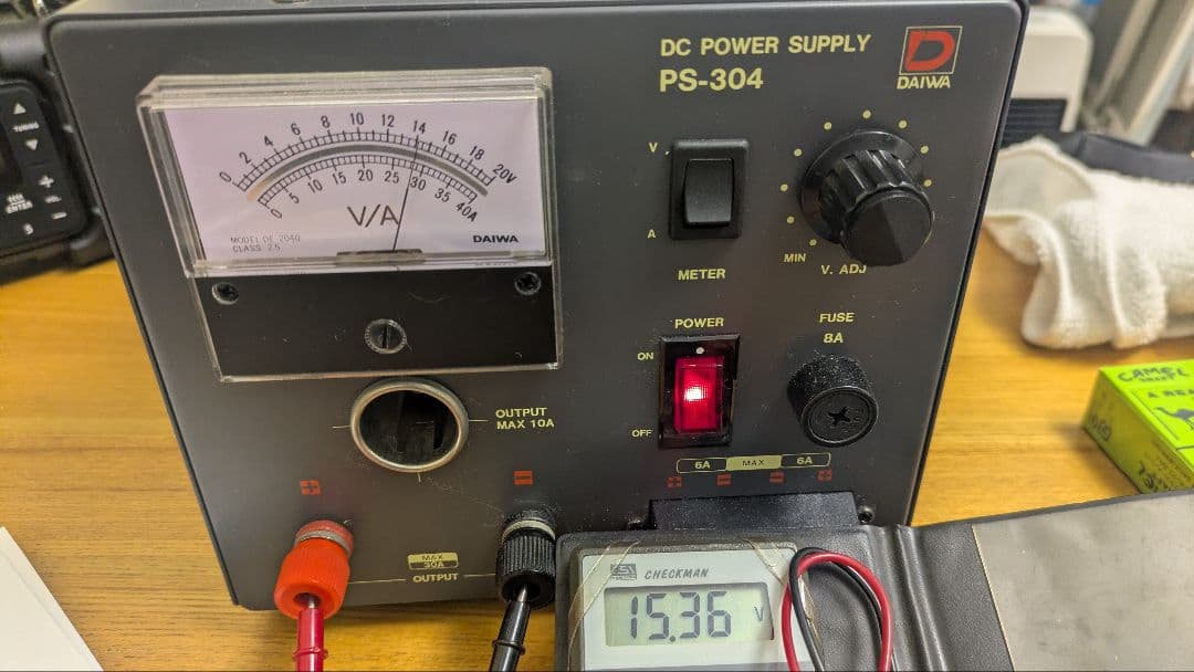 【DAIWA/ダイワ】安定化電源 PS-304 MAX30A DC POWER