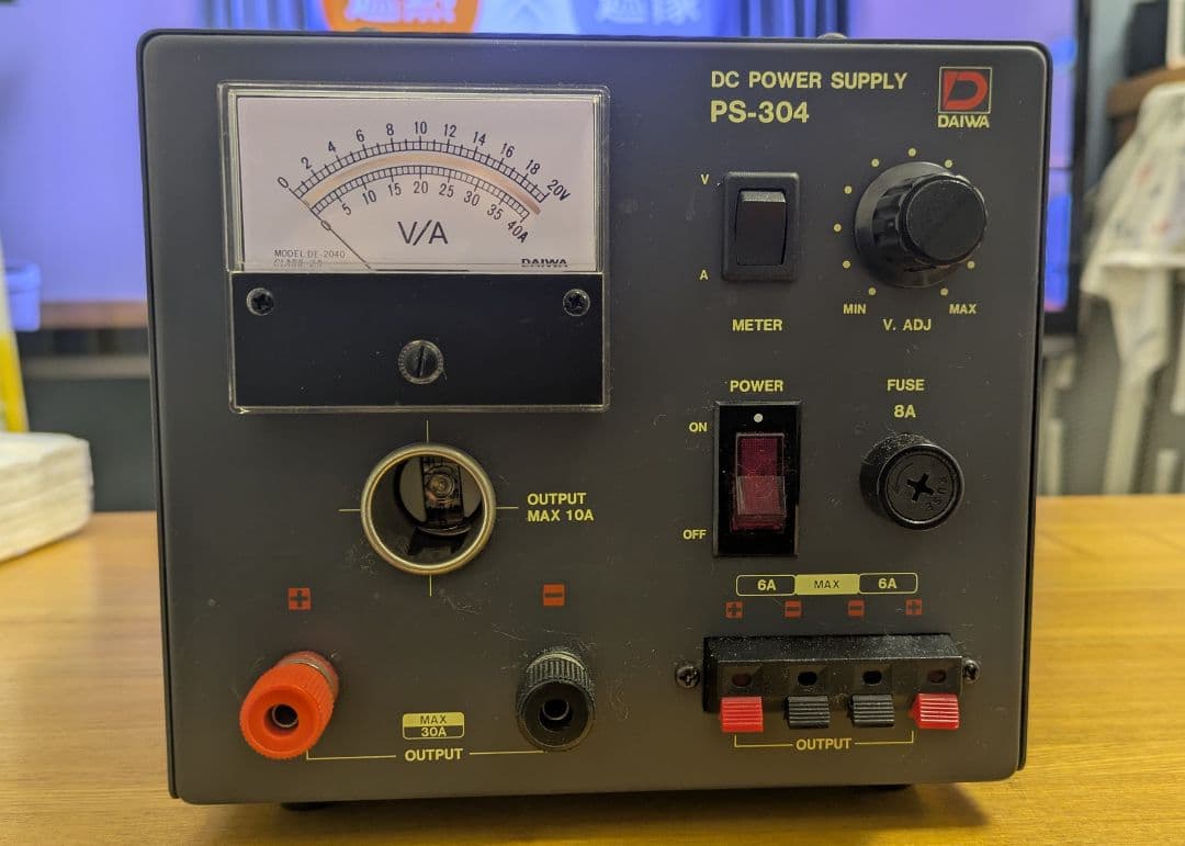 【DAIWA/ダイワ】安定化電源 PS-304 MAX30A DC POWER