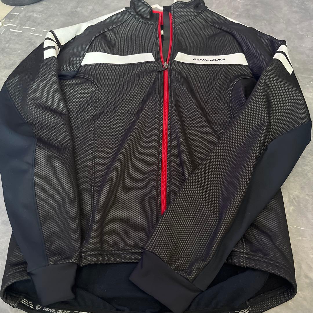 PEARL IZUMI ビブタイツ ブラック/レッド　上下セット