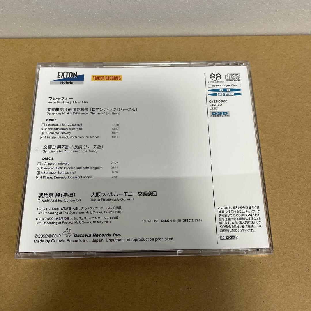 朝比奈隆　最後のブルックナー　CD7枚組