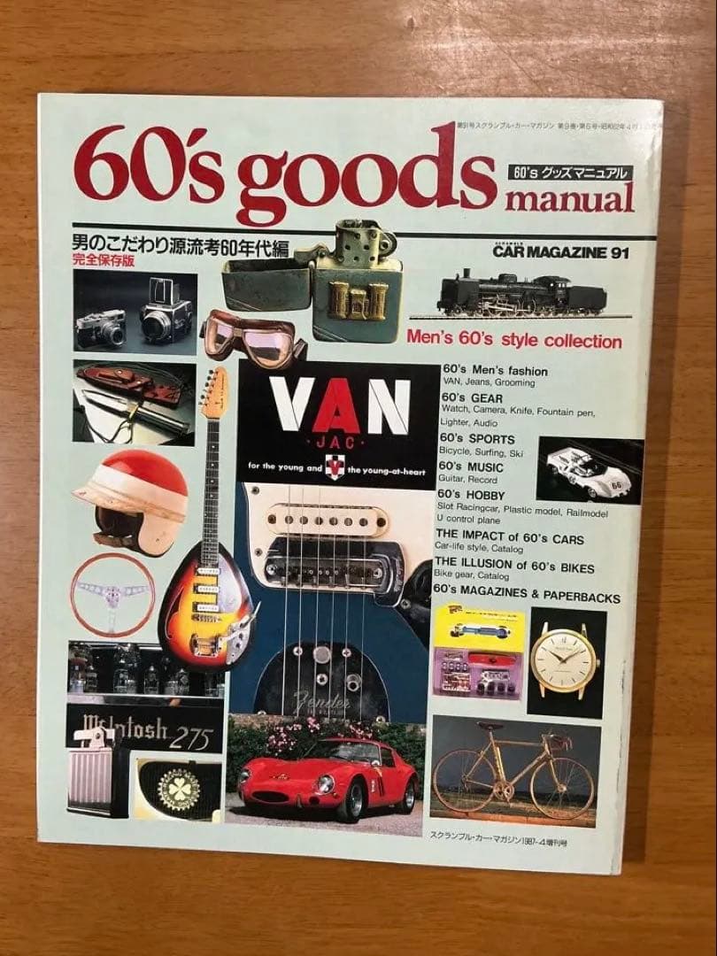 SCRAMBLE CAR MAGAZINE増刊号　グッズマニュアル2冊セット
