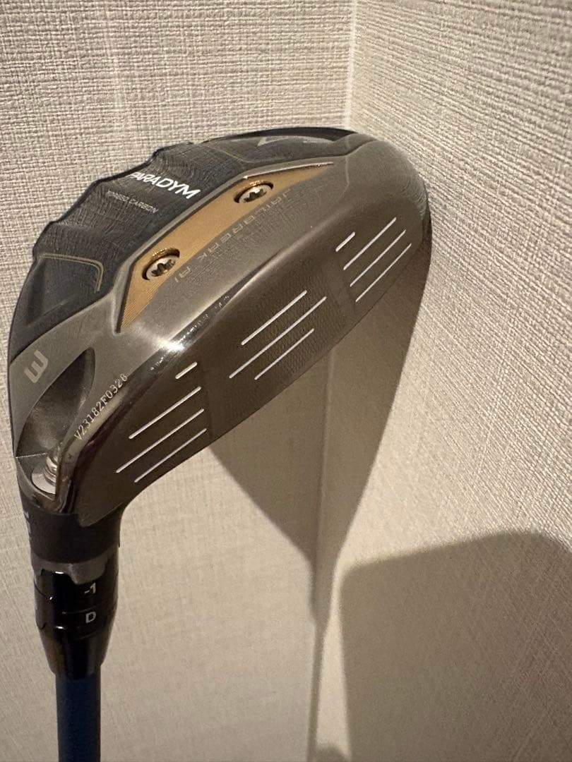 Callaway PARADYM 3w Sシャフト ヘッドカバー付