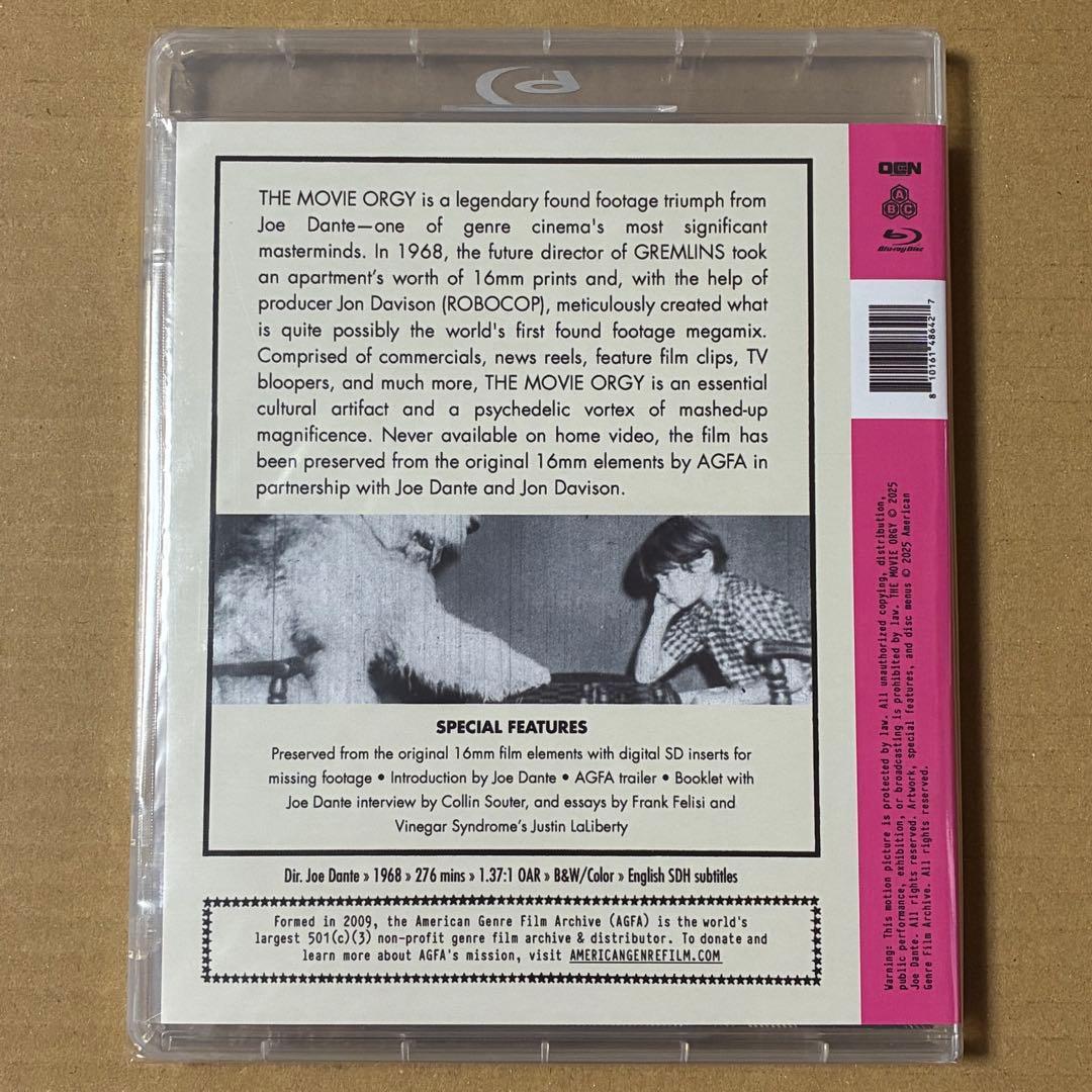 Joe Dante THE MOVIE ORGY 輸入盤ブルーレイジョー・ダンテ