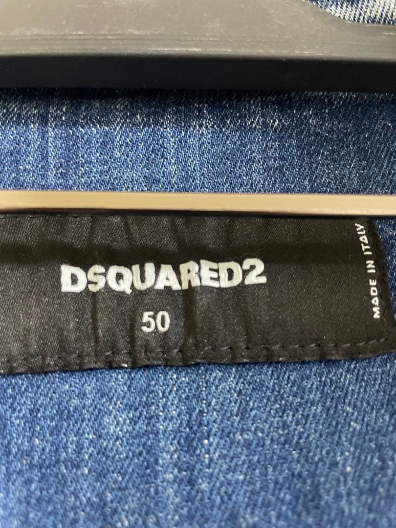Dsquared2 ディースクエアード デニムジャケット ペイント ダメージ加工