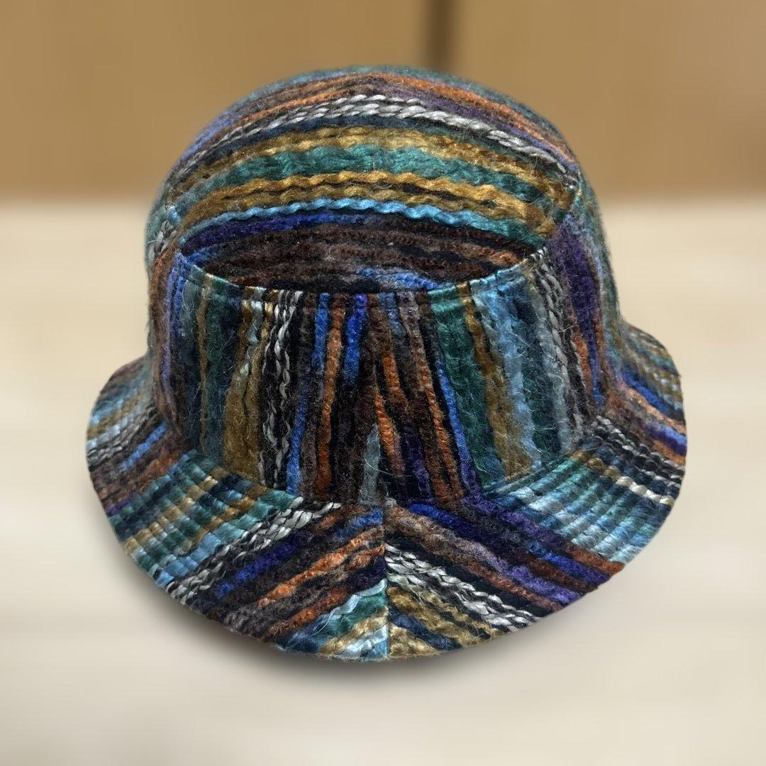 美品 stussy 22SS マルチカラー バケット ハット