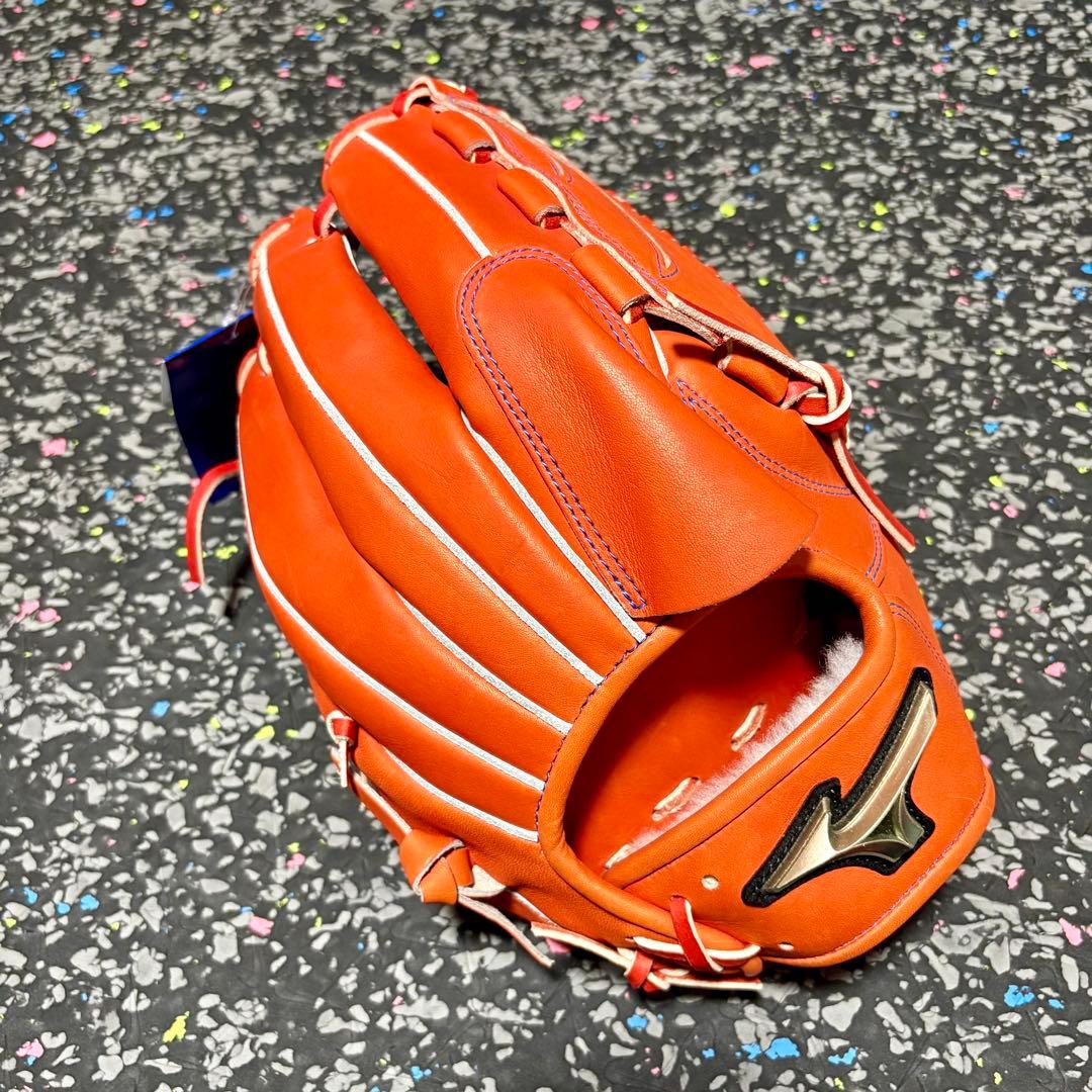 ミズノ グローバルエリート 投手用 硬式用 グローブ スプレンディッドオレンジ
