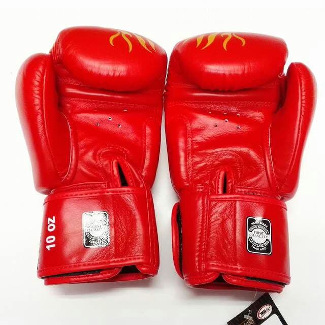 新品 正規 TWINS 本格ボクシンググローブ 本革製 サイズ選択 T龍赤