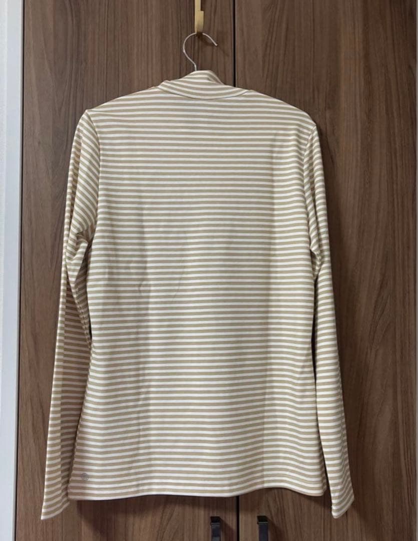 新品✨アディダスゴルフ　上下　長袖モックネックシャツスカート　ロゴ　春秋　Ｌ