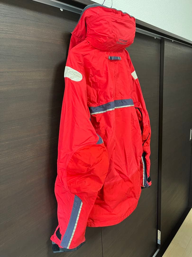 XM Yachting 防水ジャケット と　パンツ　レッド　信頼の本場イギリス製