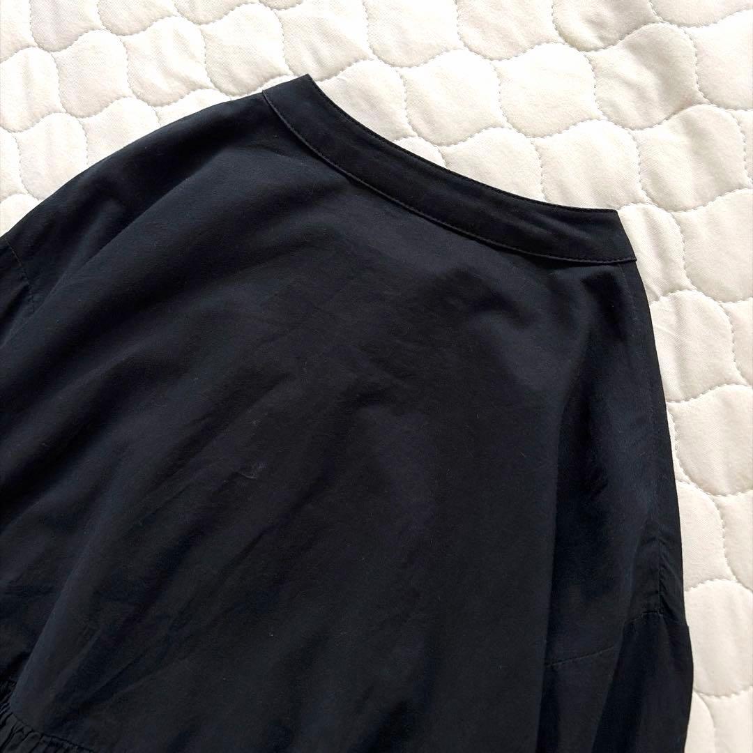 【美品】BEARDSLEY ギャザーワンピース　ブラックサイズ1