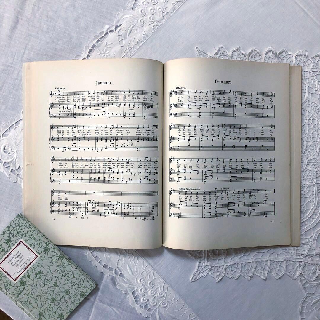 RY142 洋書古書 北欧ヴィンテージ ☆ エルサベスコフ 1年の物語