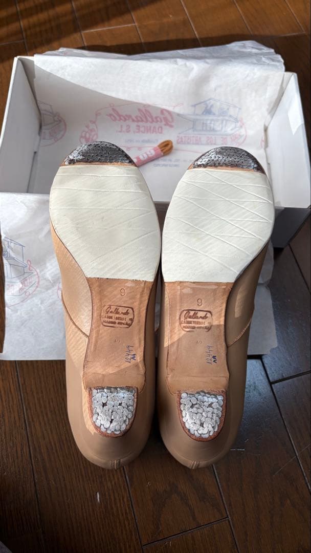 【未使用】フラメンコシューズ Gallardo24.5〜25.0 （値段交渉可）