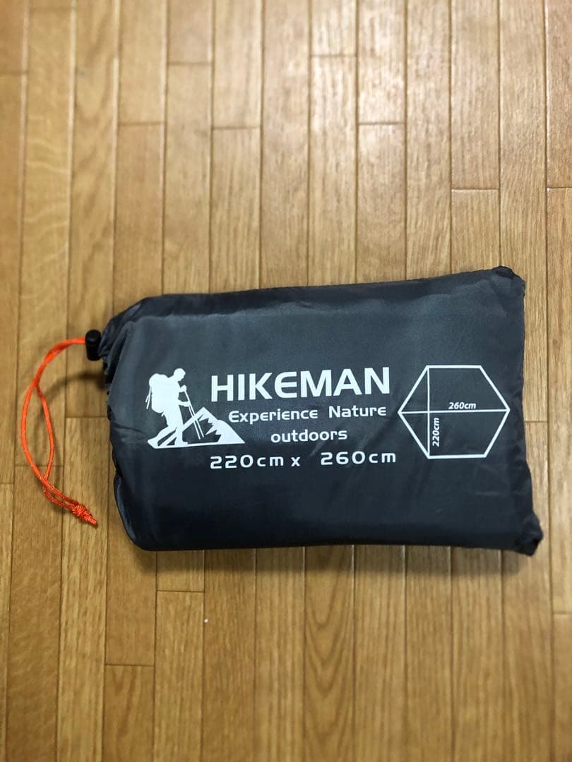 DOD ONE POLE (S) キャンプテント 黒　グランドシート付属