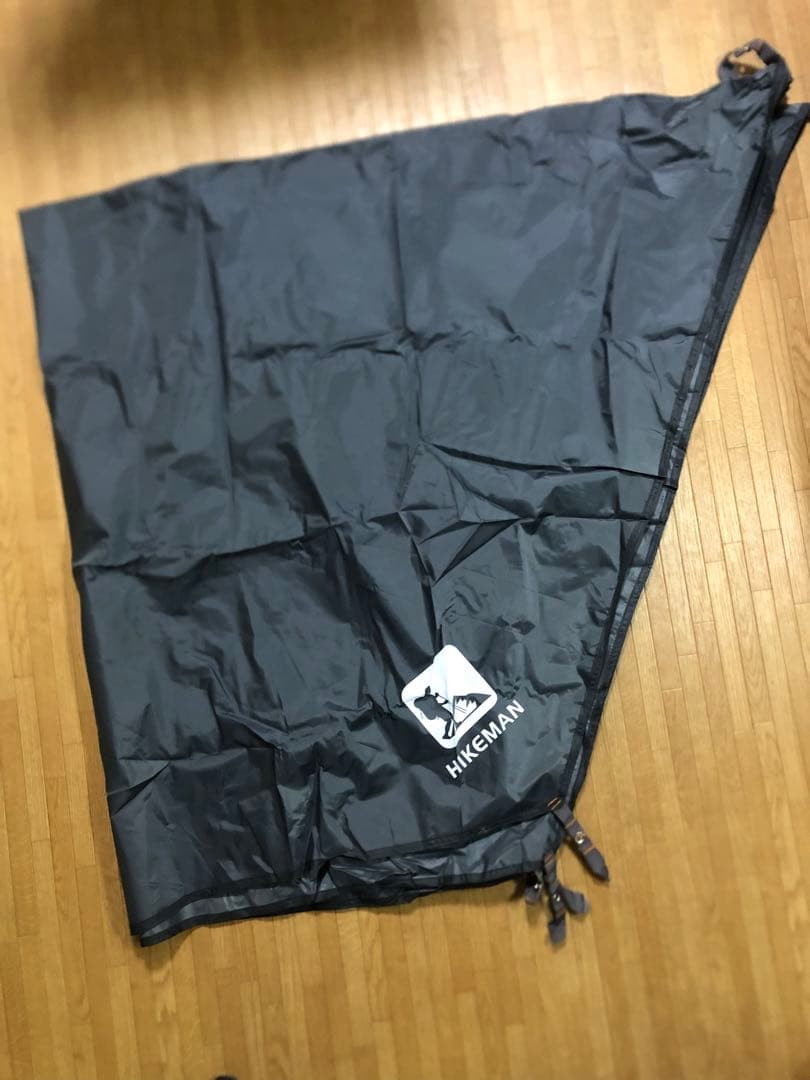 DOD ONE POLE (S) キャンプテント 黒　グランドシート付属