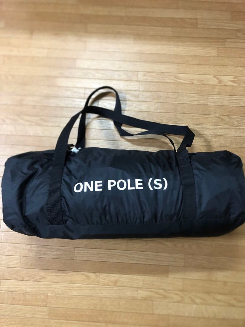 DOD ONE POLE (S) キャンプテント 黒　グランドシート付属