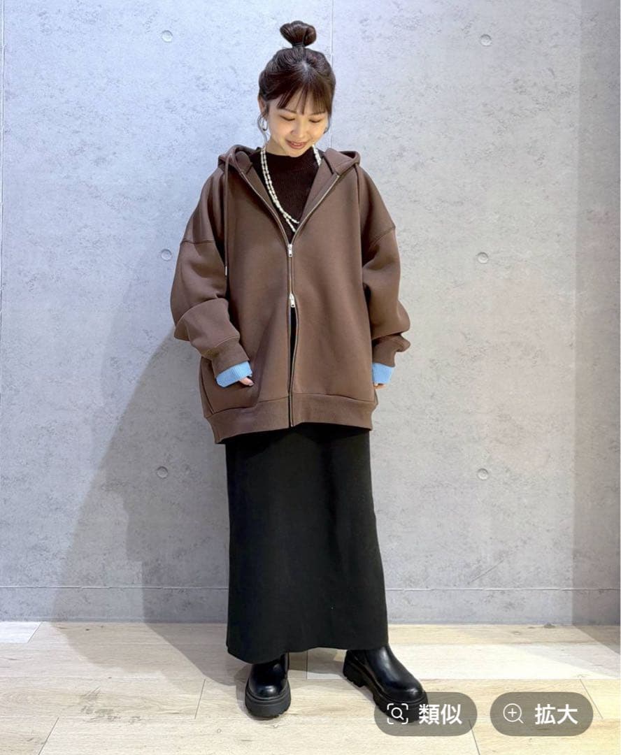 パフエアZIPBIGフーディー　lepsim 新品タグ付き