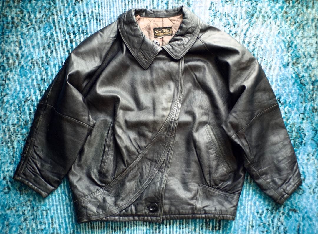 ジャケット・アウター 70s 80s ITALY design leather blouson